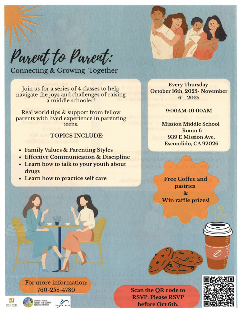 Parent To Parent Workshop Flyer in English