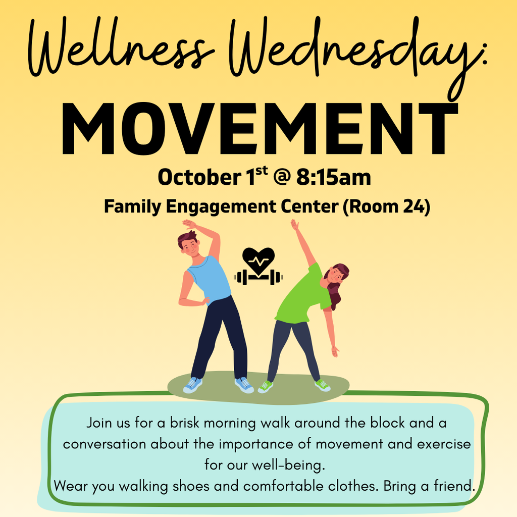Wellness Wednesday flyer