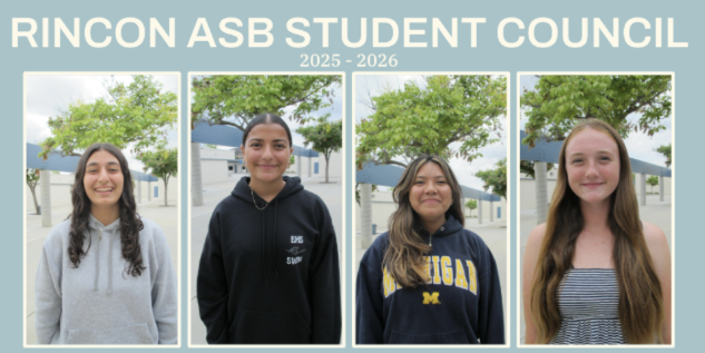 Rincon ASB Student Council members for 2025-2026