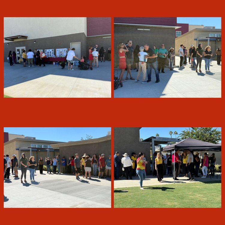 A collage of long shots of attendees