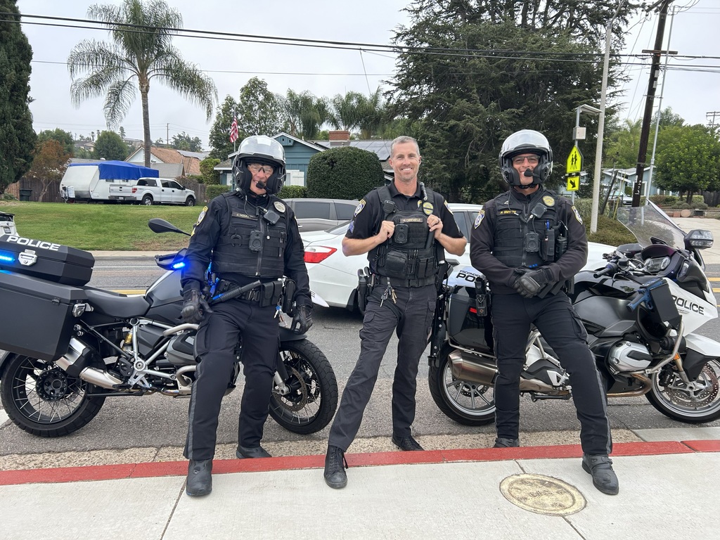 Police Officers posing for a picture