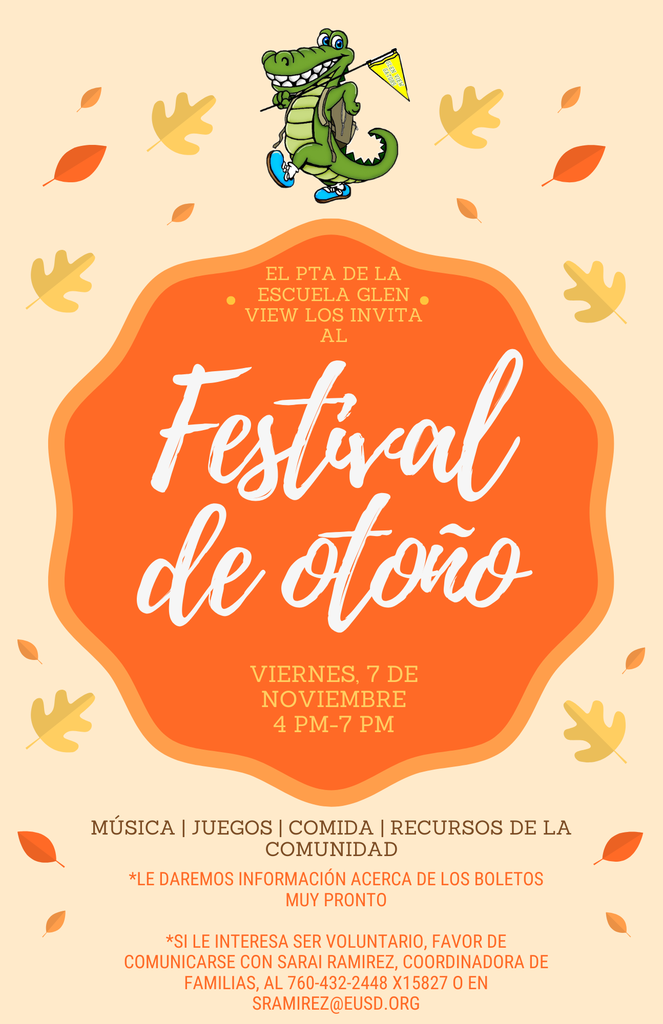 Fall Festival Flyer Spanish