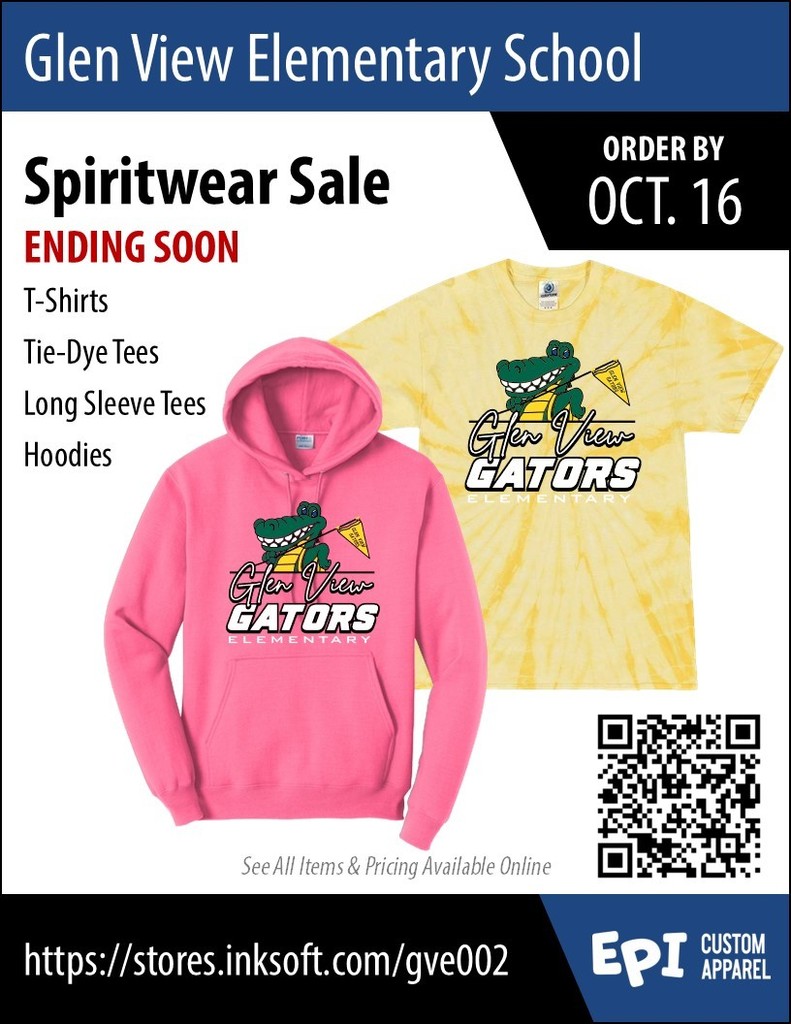 Spirit Wear Sale Ending Soon Flyer English