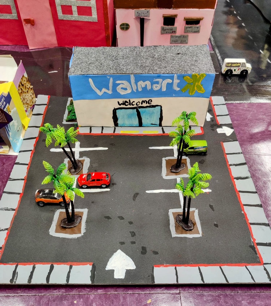 Geo Town with mini Walmart Store