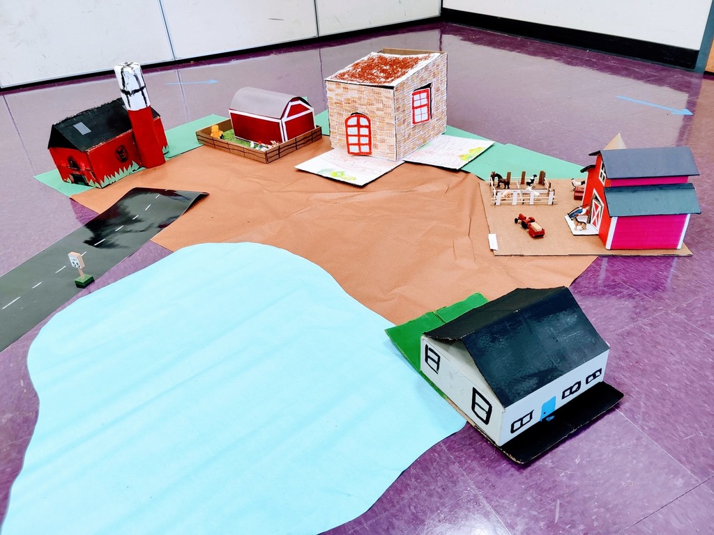 Geo Town with mini farm houses