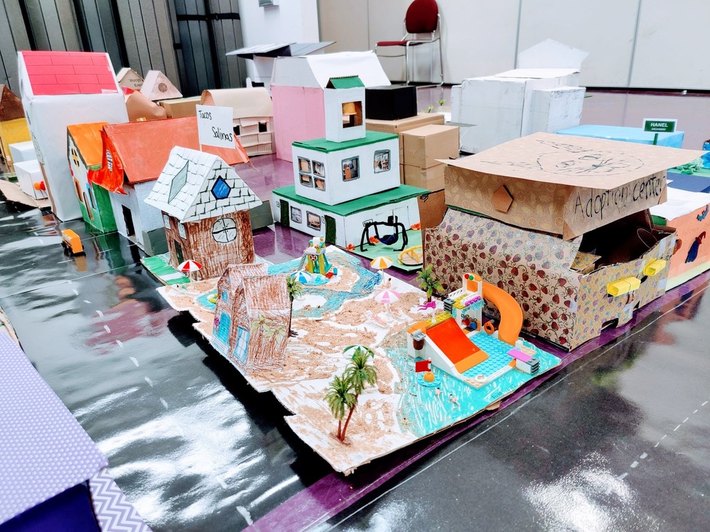 Geo Town with a mini water park and pet adoption center