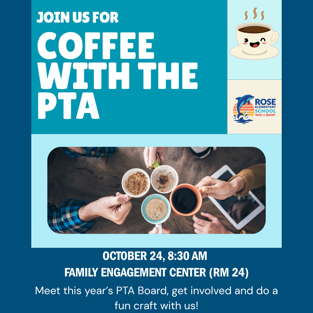 Coffee with the PTA flyer