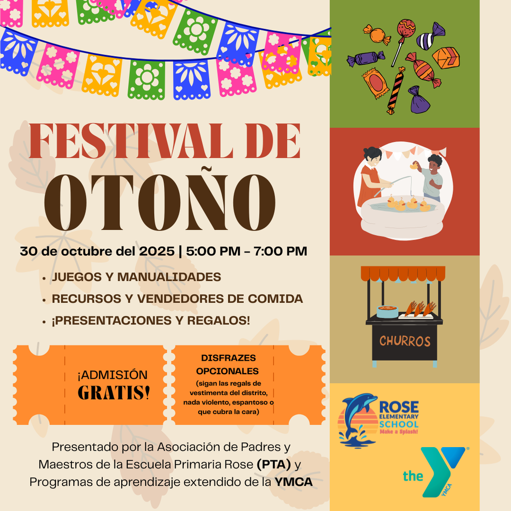 Fall Festival flyer in Spanish