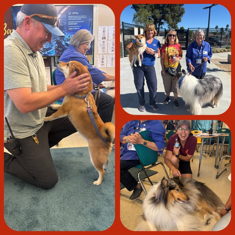 A collage of Mission Admin with Koa (Mr. Hoff), Kory (Ms. Horton), and Koa & Kory (Mrs. Carroll)