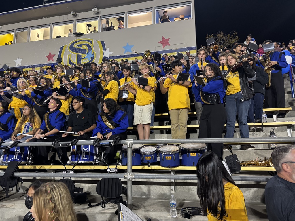 BVMS Band performing at football game