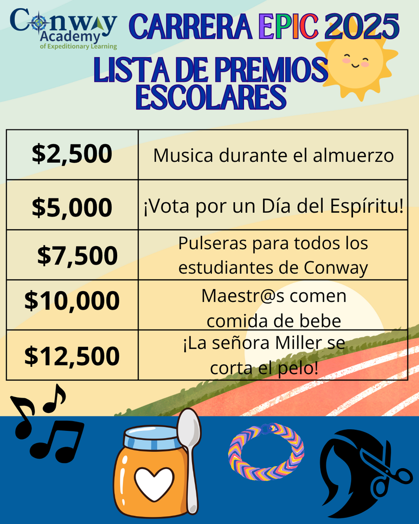 School Prize List in Spanish