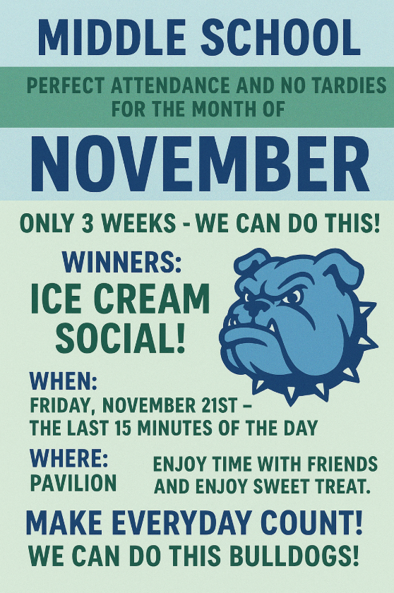 Perfect attendance poster