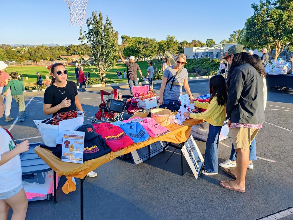 Fall Fest Spirit Wear Sale booth