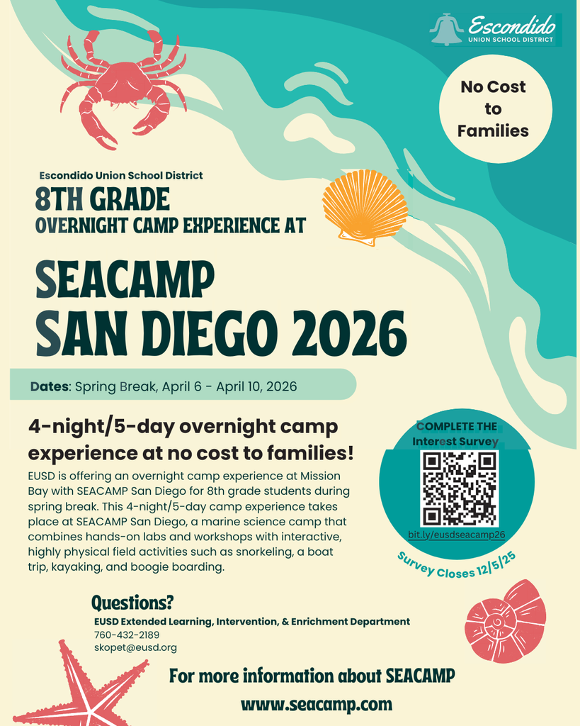Sea Camp flyer information
