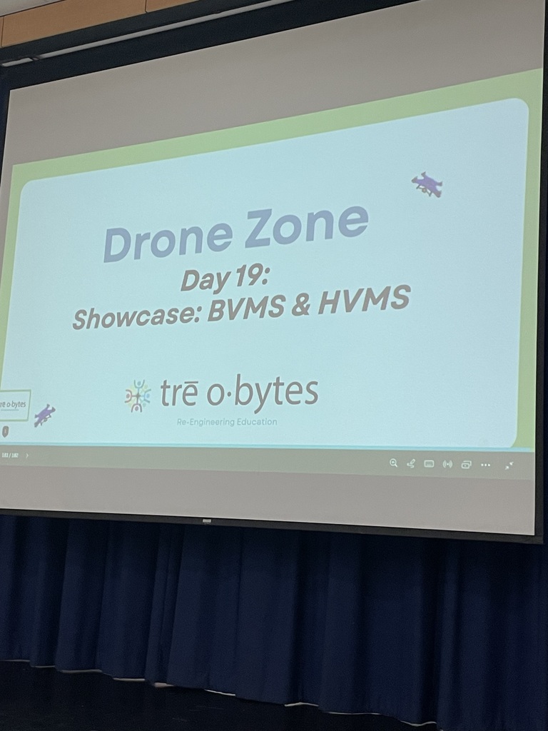 Drone Zone display on screen