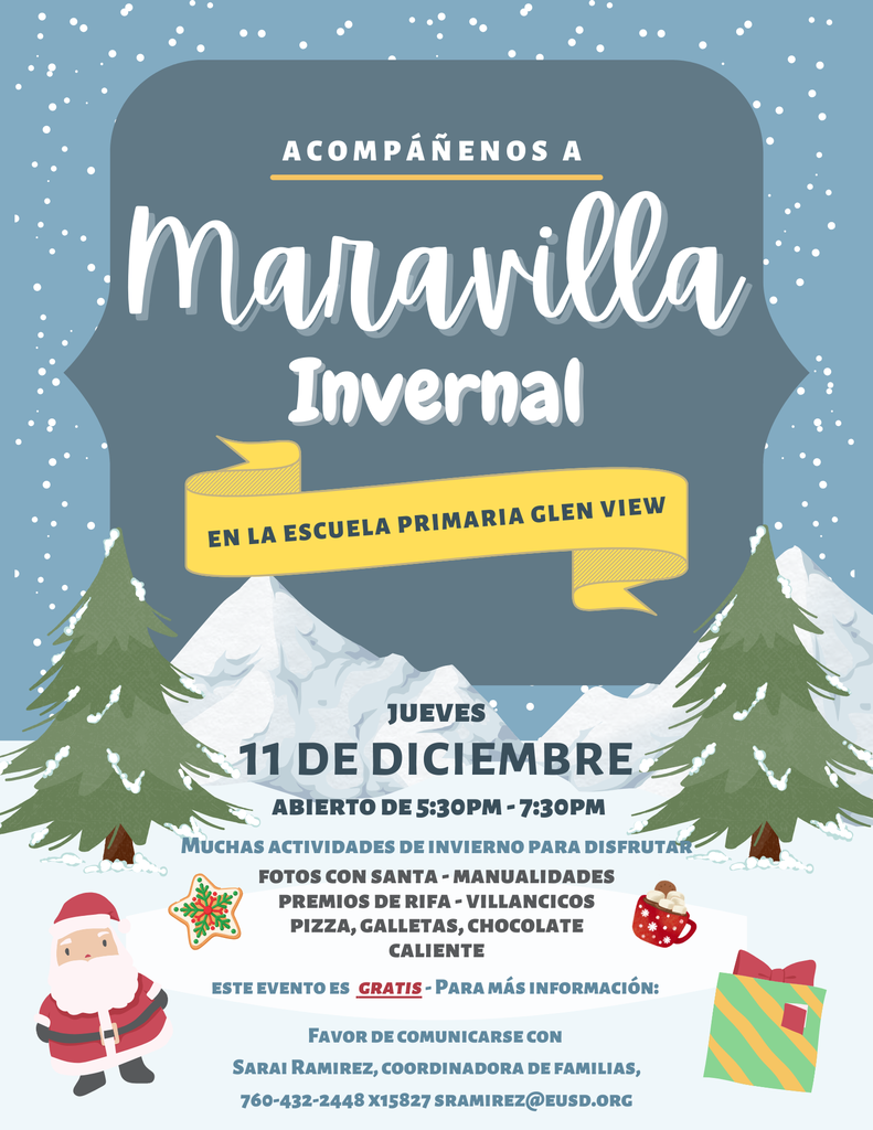 Winter Wonderland Flyer Spanish