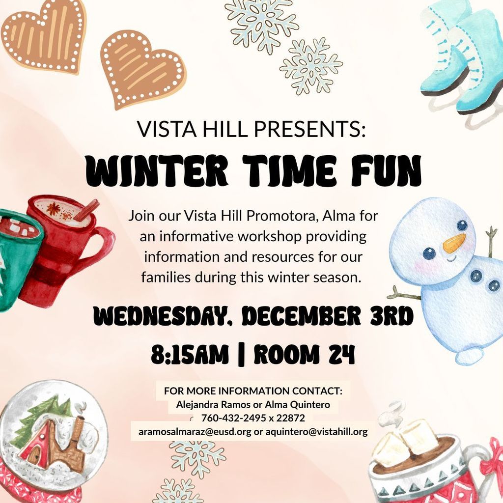 Winter Workshop  flyer