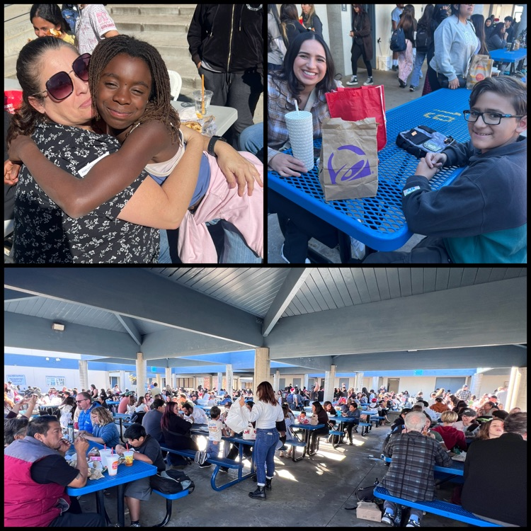 December family day at lunch photo collage