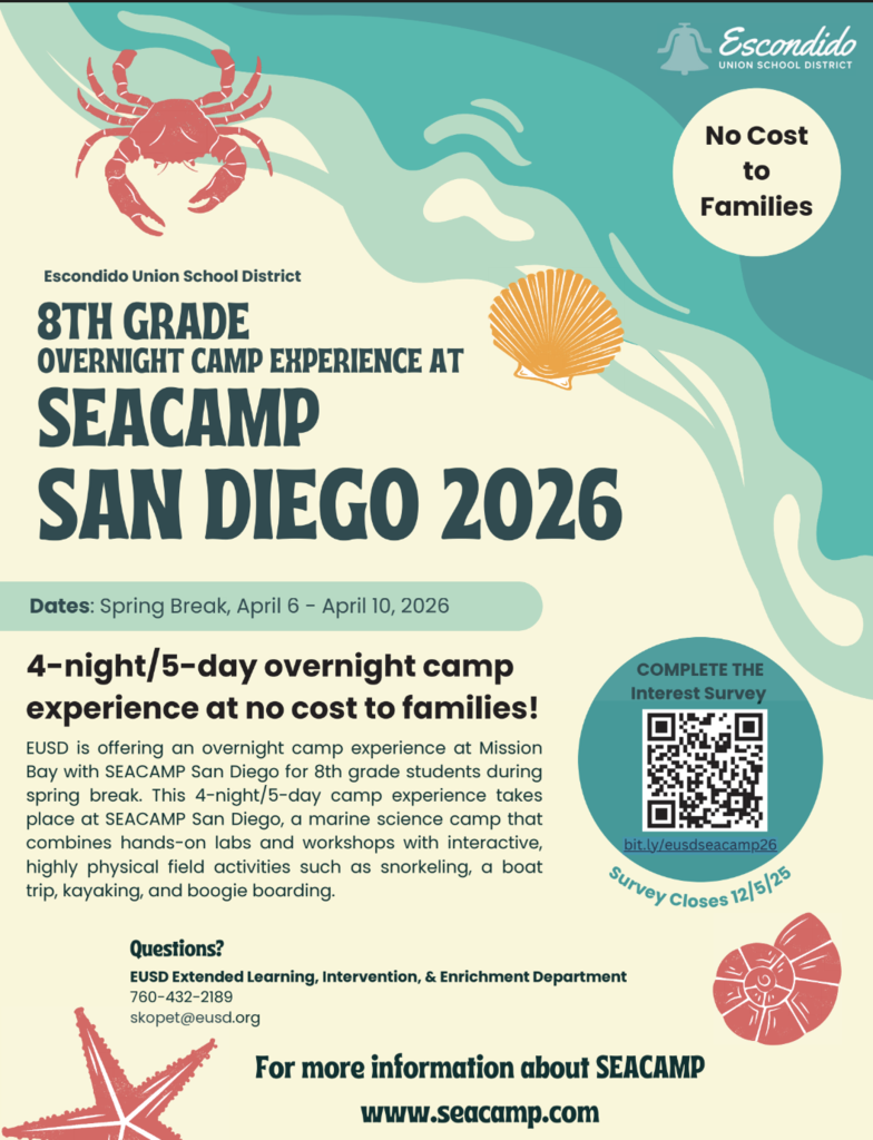 Seacamp 2026 Flyer