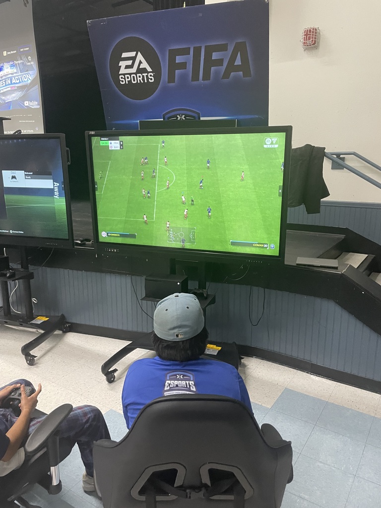 Students playing video games