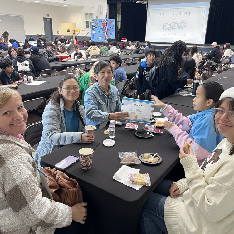 families at Principal’s breakfast