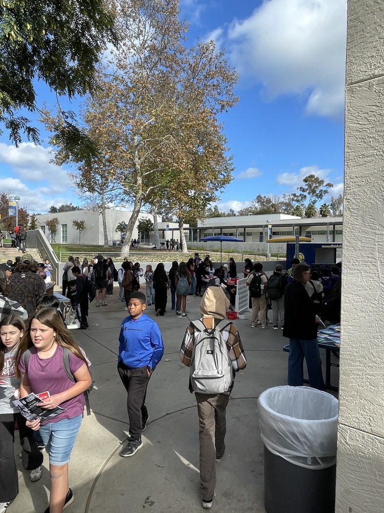 Students at club rush event