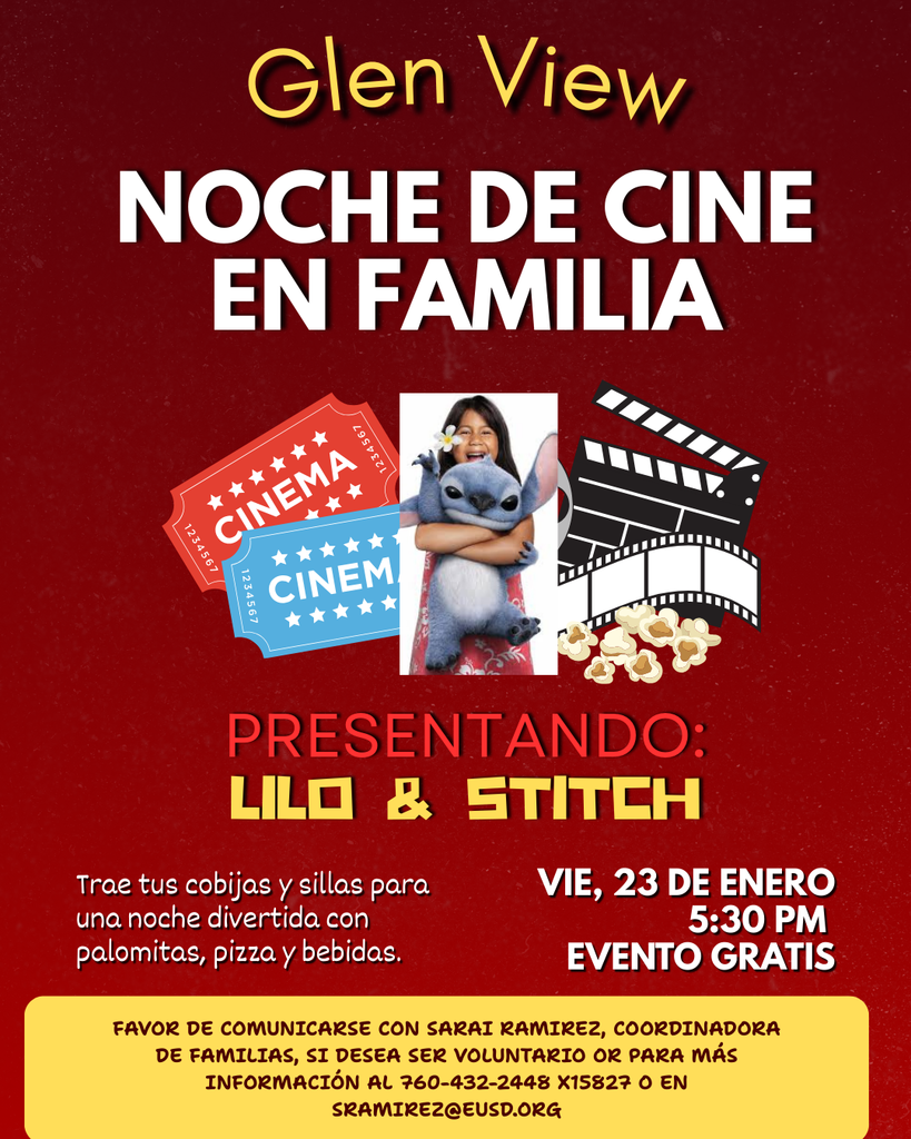 PTA Movie Night Flyer Spanish 