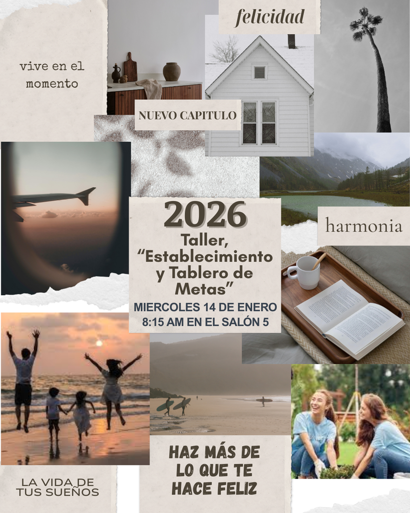 Vision Board & Goal Setting Flyer (Spanish)