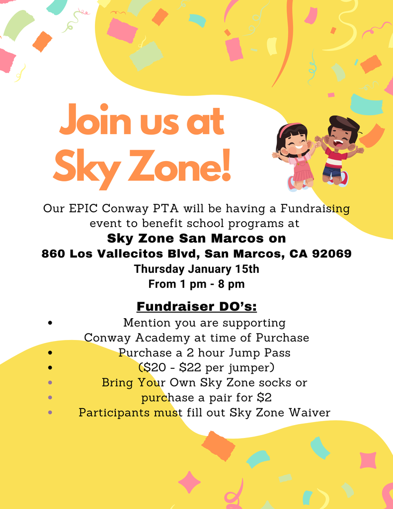 Sky Zone Fundraiser Flyer EN