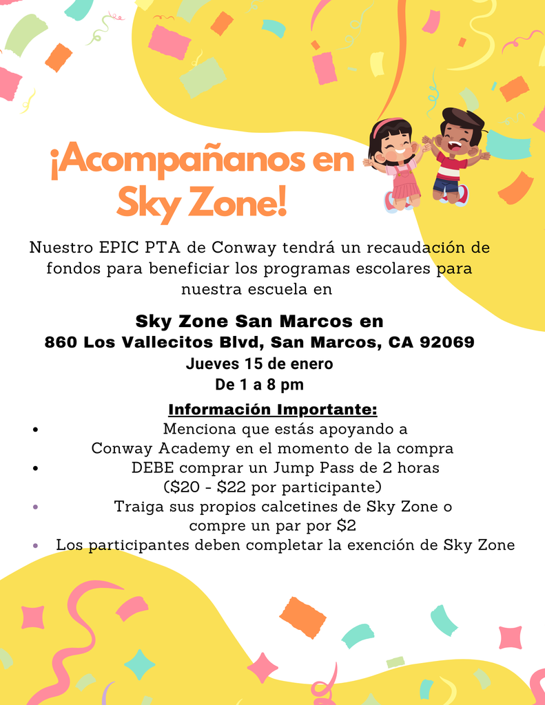 Sky Zone Fundraiser Flyer SP
