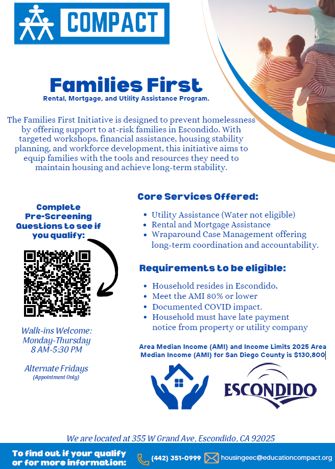 Flyer for Rental, Mortgage, and Utility Assistance Program