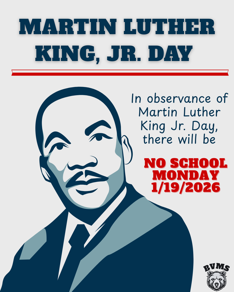 Martin Luther King Jr Day  1/19- No School Reminder Flyer