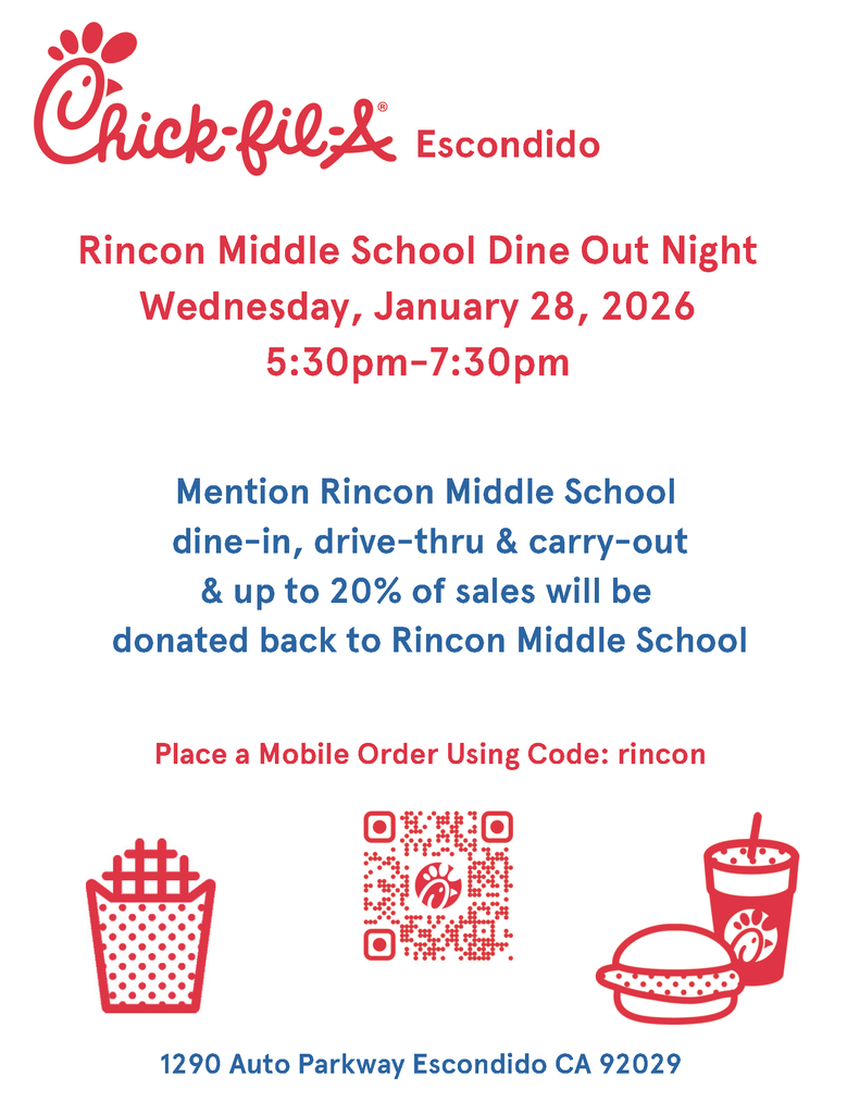 PTSA Fundraiser Chick-fil-A Flyer