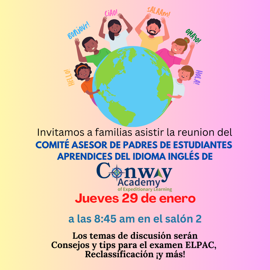 ELAC post for January meeting SP