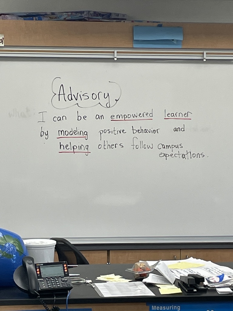 picture of an advisory learning target