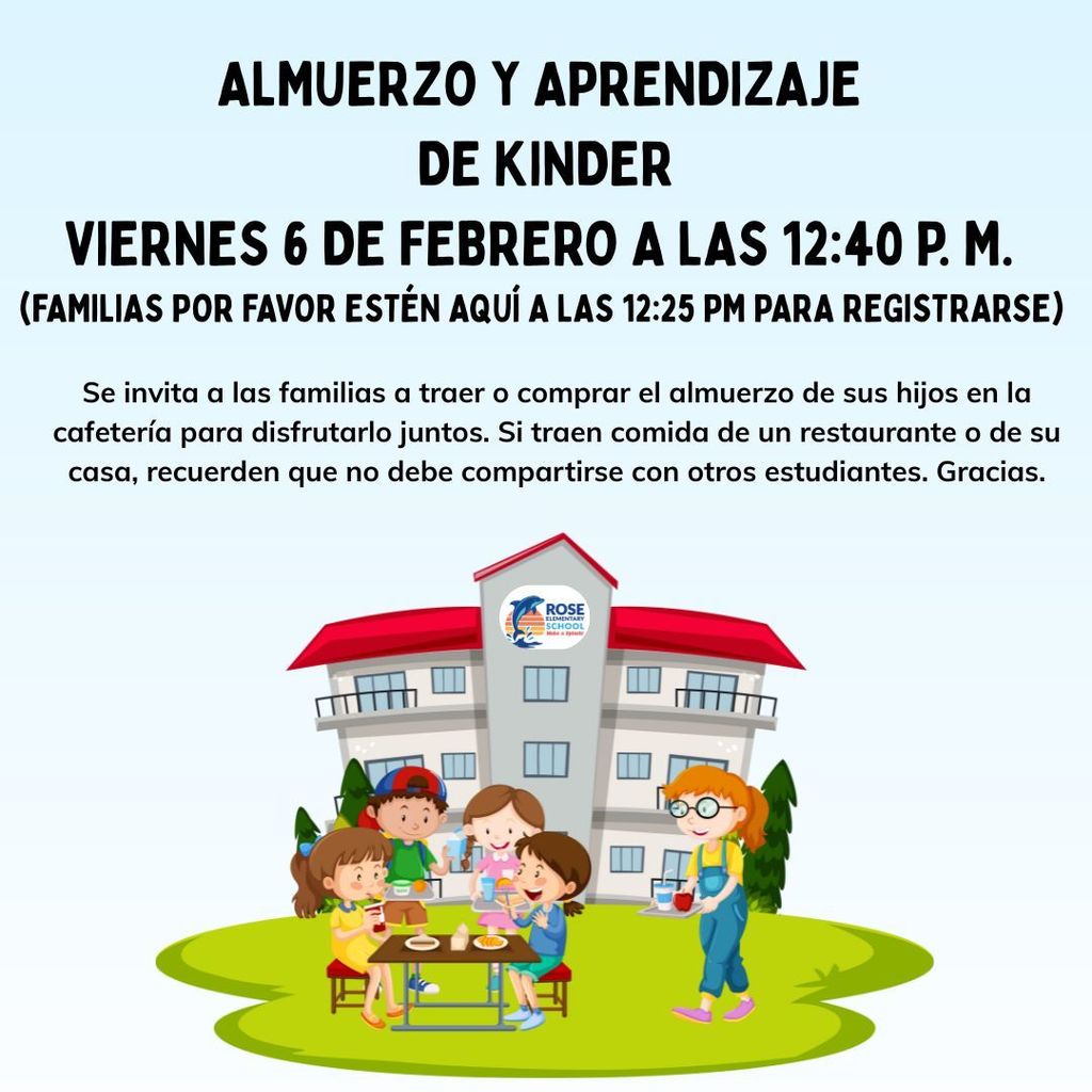 Lunch and Learn flyer Spanish