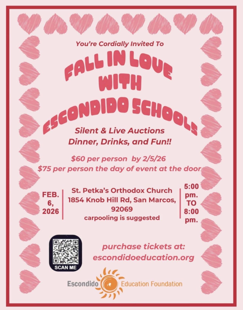 Fall In Love With Escondido Schools Flyer