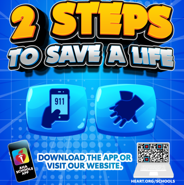 2 Steps to Save a Life, Download the APP or visit our Website