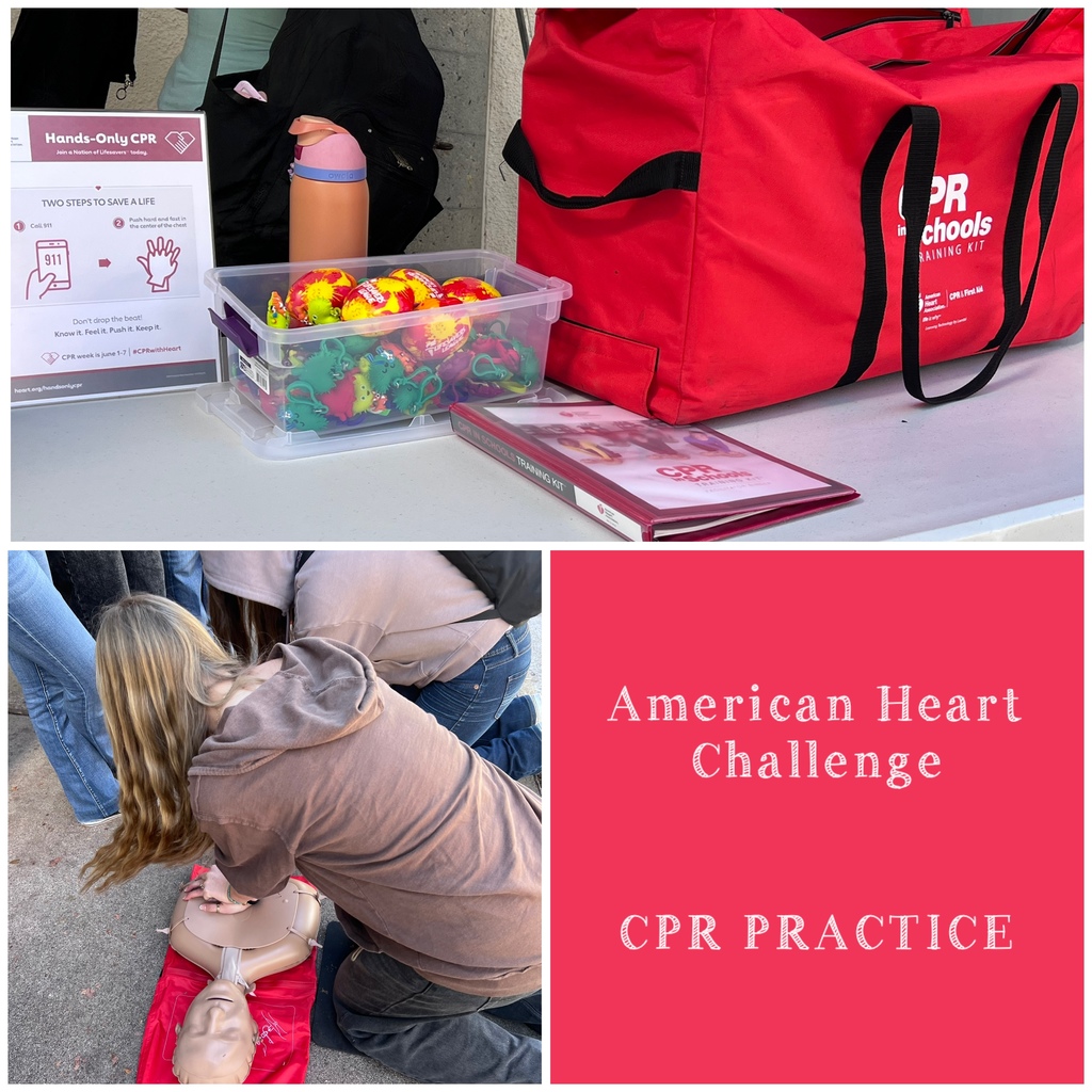 Students practicing CPR 