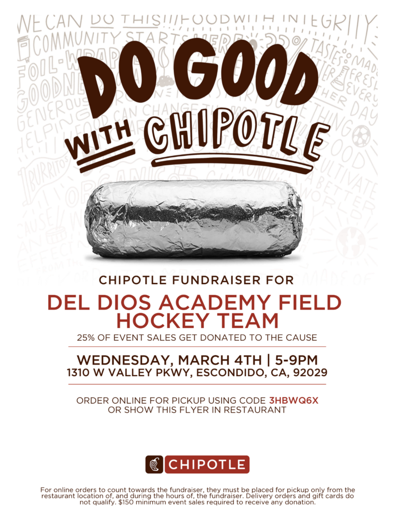 Chipotle Fundraiser Flyer 