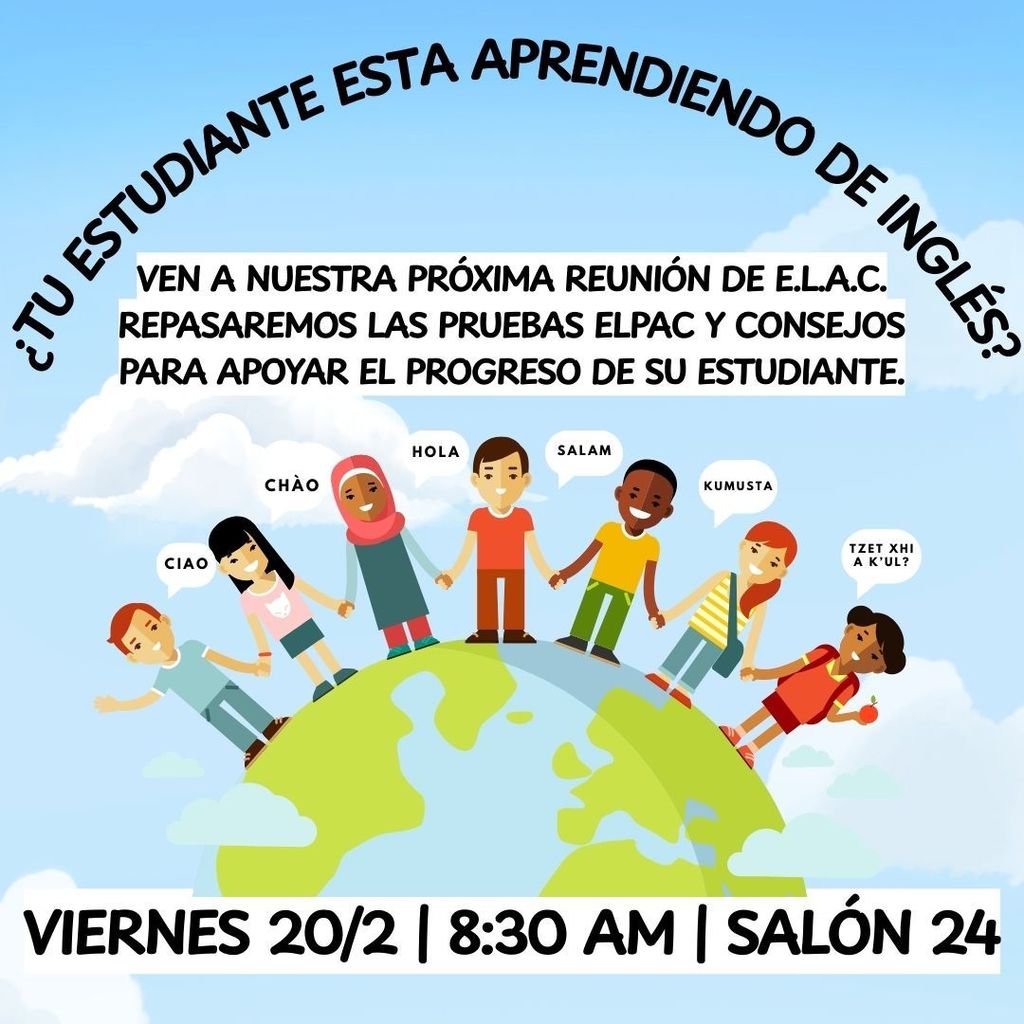 ELAC flyer in Spanish