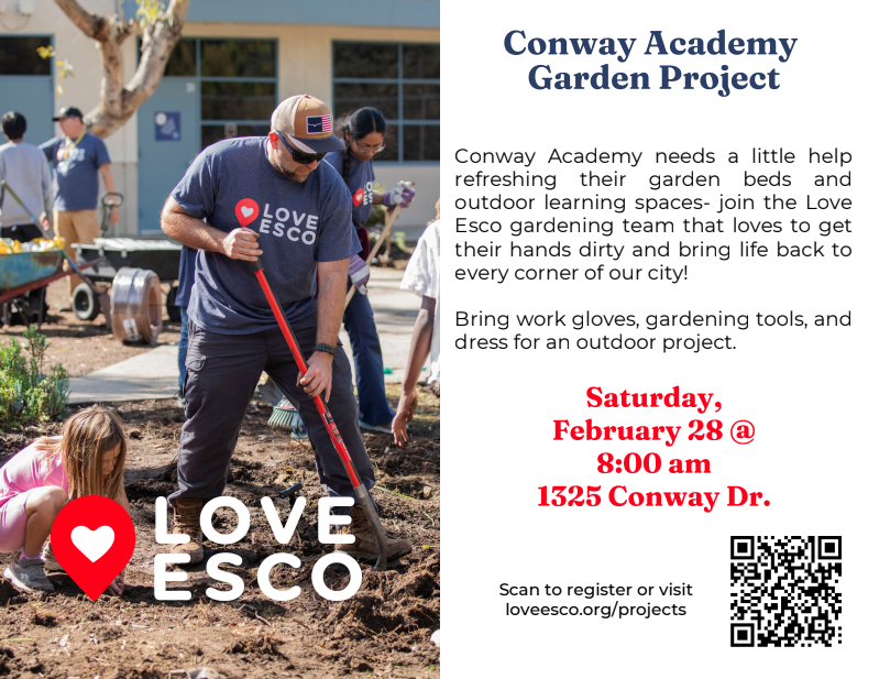 Conway Academy Garden Project Post ENGLISH