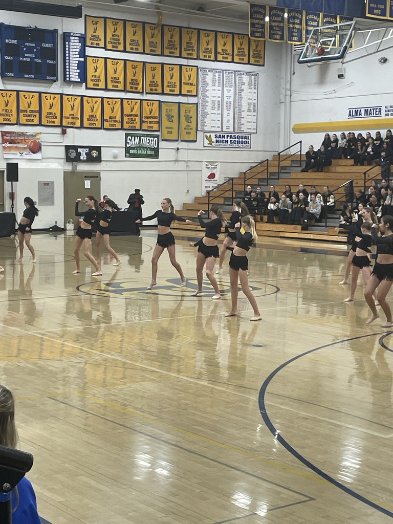 Dance team performing