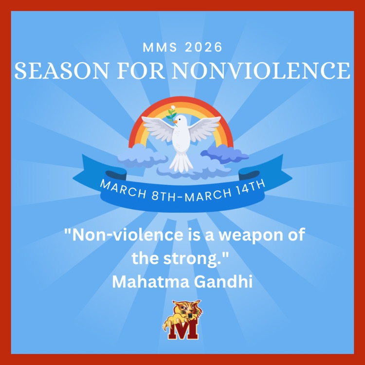 An inspirational quote for this year’s Season for Nonviolence from Mahatma Gandhi