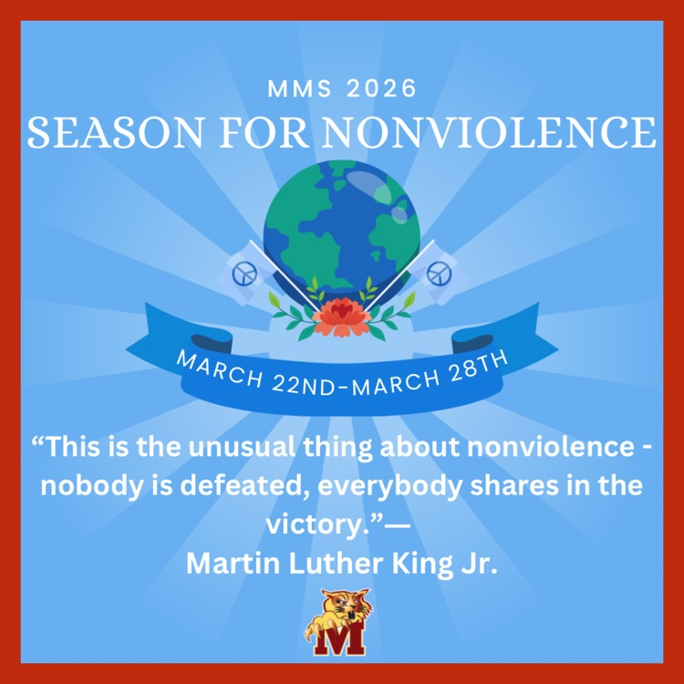 An inspirational quote for this year’s Season for Nonviolence from Martin Luther King Jr.