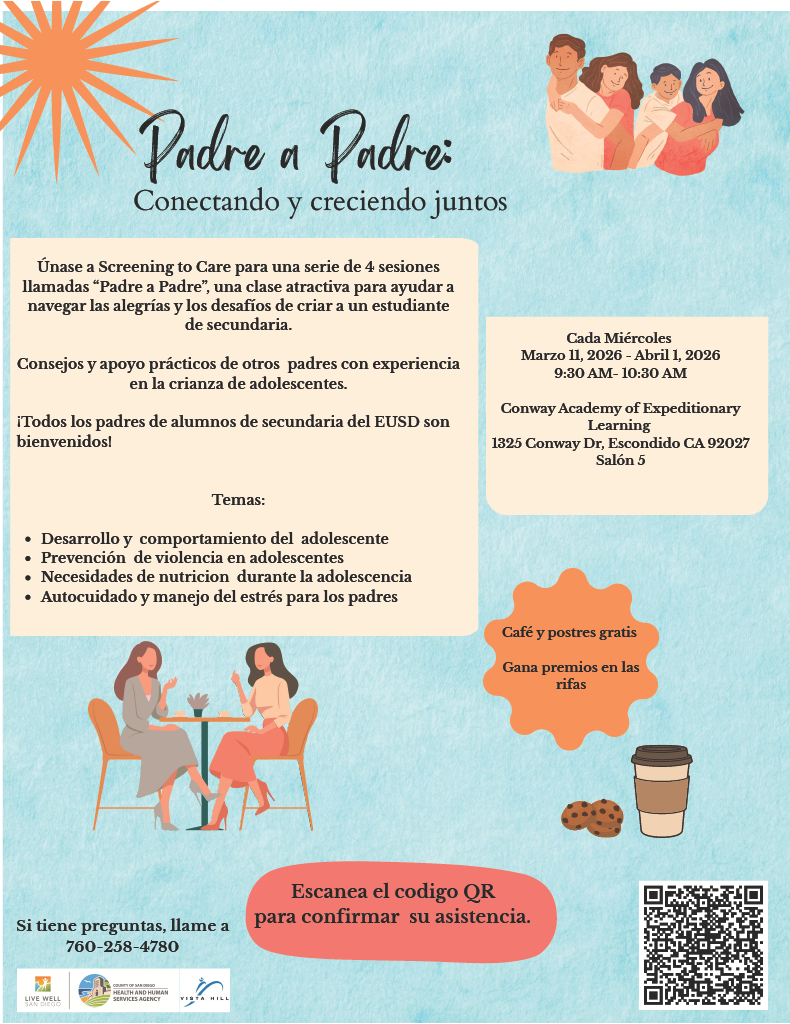 March Parent Class Flyer Spanish