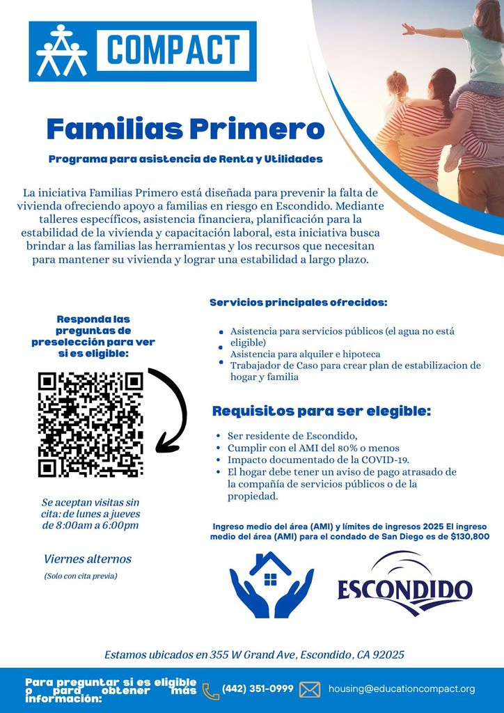 COMPACT Families First Flyer Spanish 