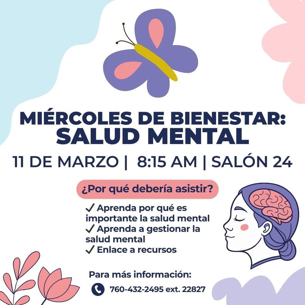 Wellness Wednesday Flyer in Spanish