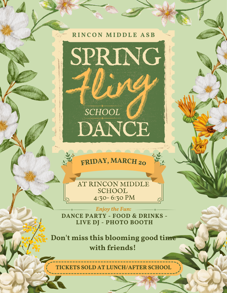 Spring Fling Dance Flyer