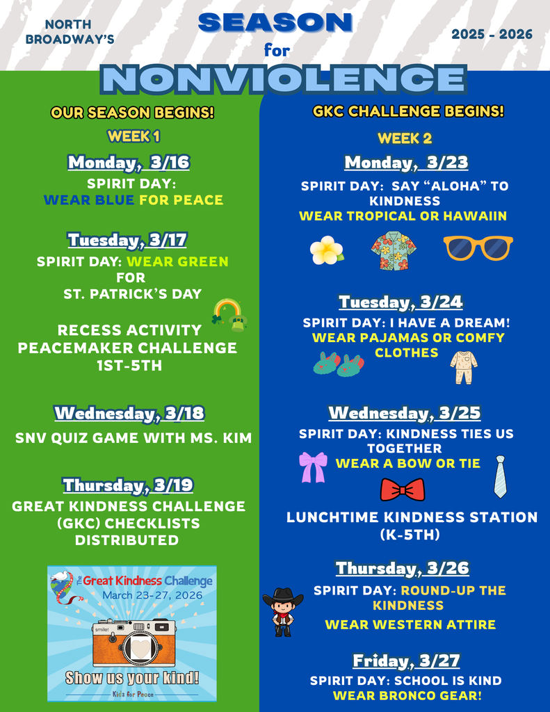 Season for NonViolence Sprit Day